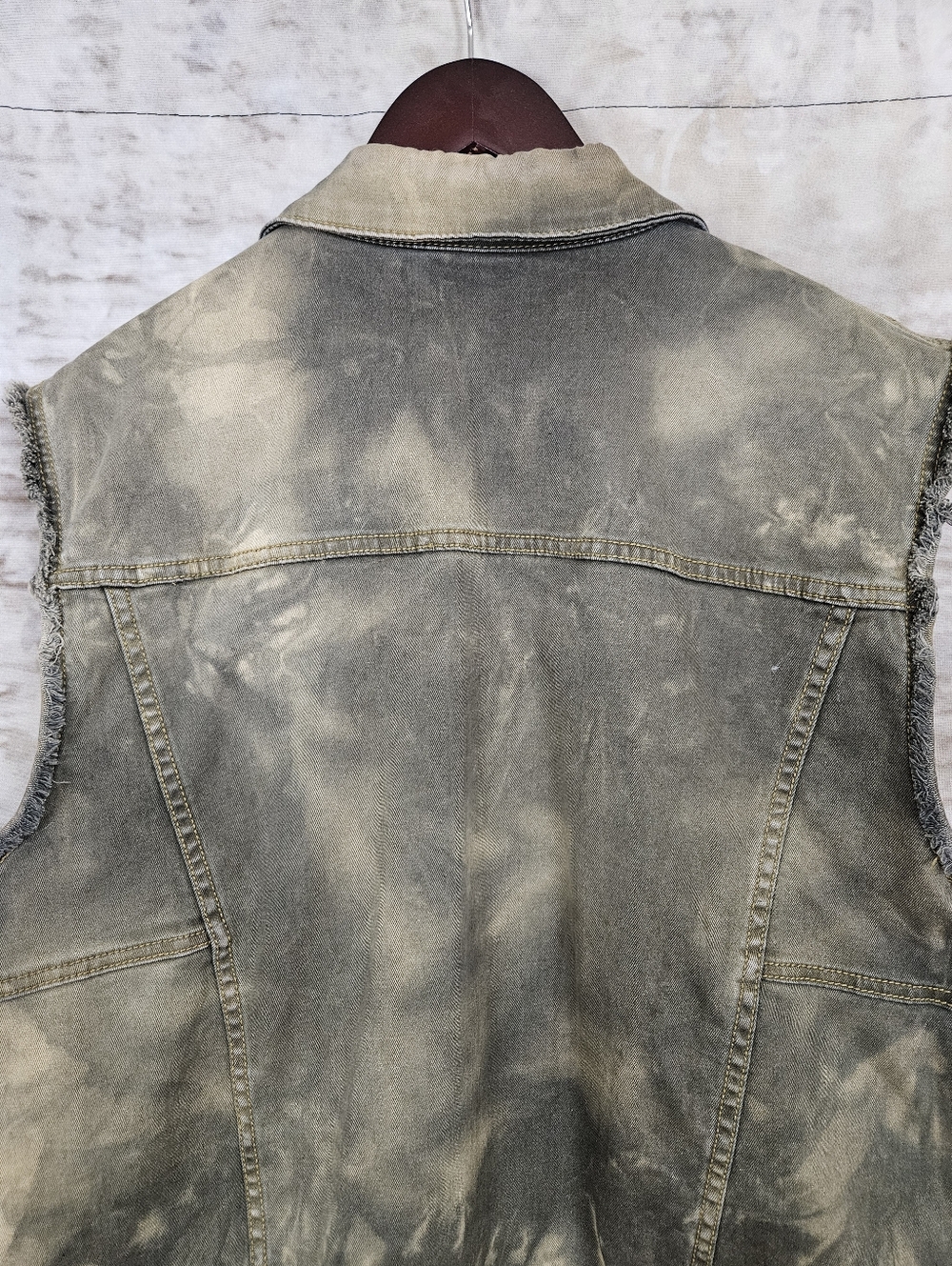 Mens Battle Vest Post Apocalyptic Mad Max Cotton Hand Distressed Size Large - Picture 10 of 12